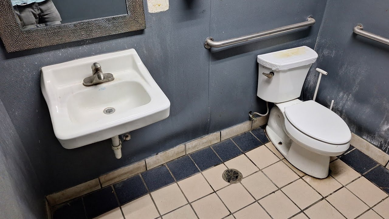 Shell Space Restroom Shell Unisex Restroom - YouTube
