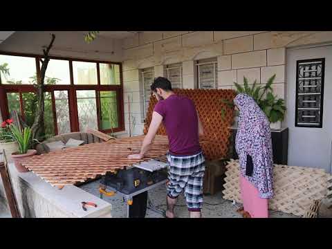 فيديو تزبيط البرندة مع خشب متل الروف