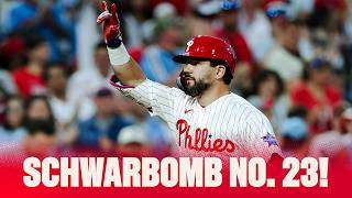 Kyle Schwarber's LEAGUE-LEADING 23rd Home Run! | Full At-Bat