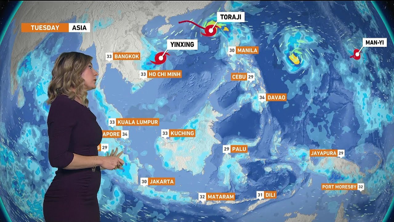 Cara Legg - Al Jazeera Weather 10Nov2024 - YouTube