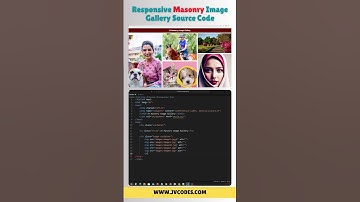 Masonry Image Gallery #coding #shorts #html #css #jvcodes