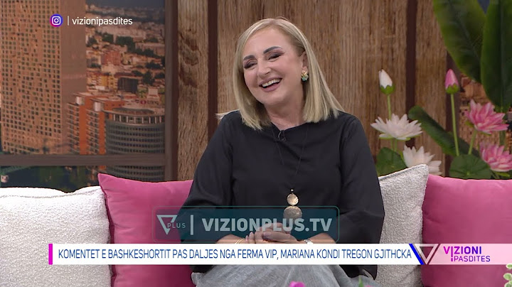 Mariana Kondi ben dedikimin e vecante per bashkeshortin:Frika qe kishte-Vizioni i Pasdites