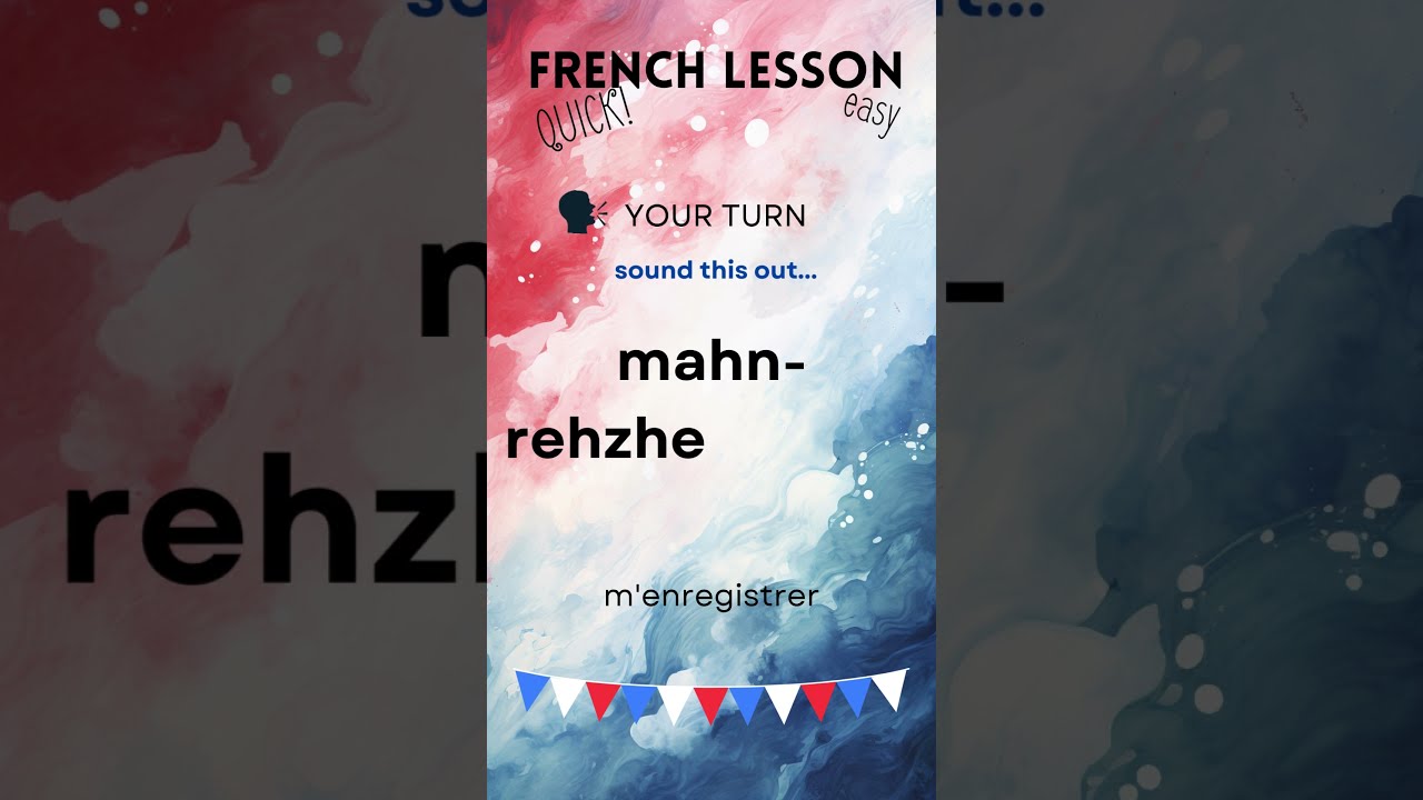 How Do You Say I d Like To Check in in FRENCH YouTube How Do You Say I d Like To Check in in FRENCH YouTube