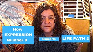 How Expression Number 8 supports Life Path 3