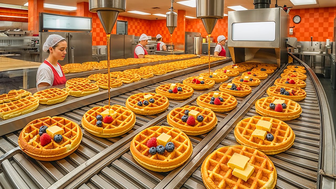 How It's Made: Waffles, Soft Serve Ice Cream, Breadsticks