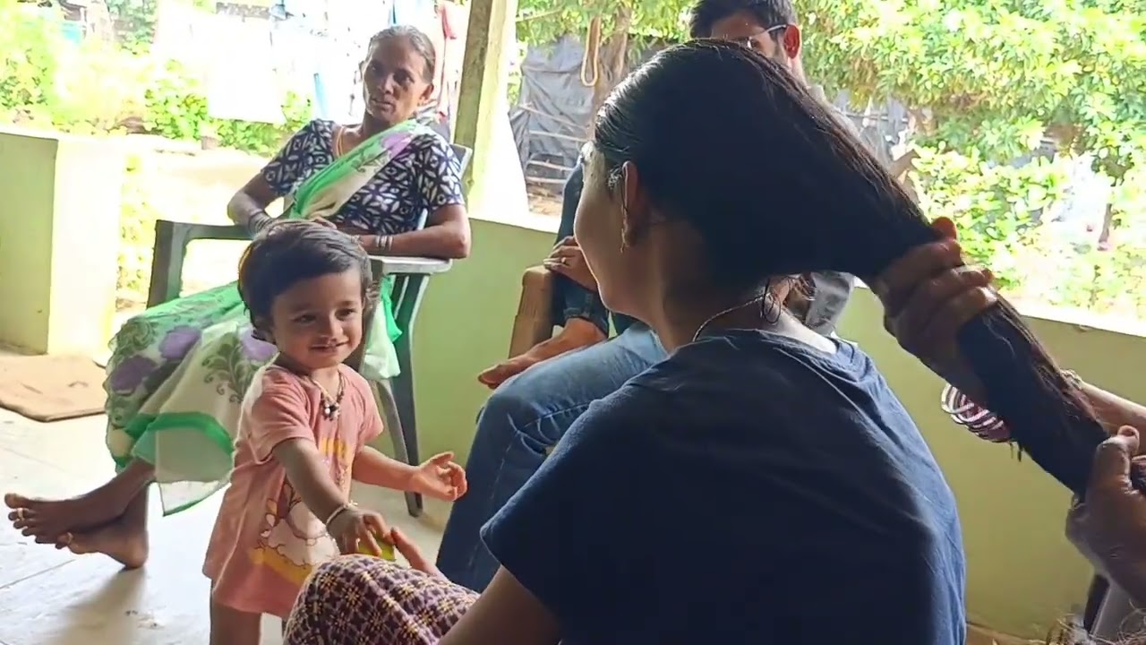 Mahi allari last day in Village 