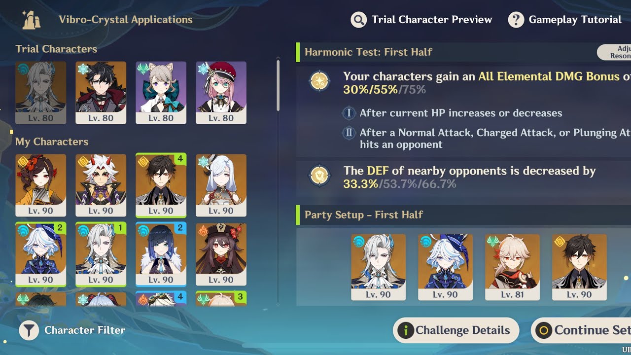 Vibro crystal event Best f2p high Point gain team in genshin impact 