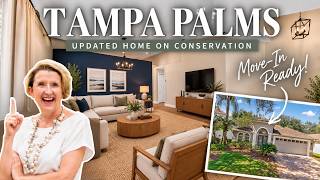 Updated Tampa Palms Home for Sale | Single-Story Home Sits On a Private Conservation Lot