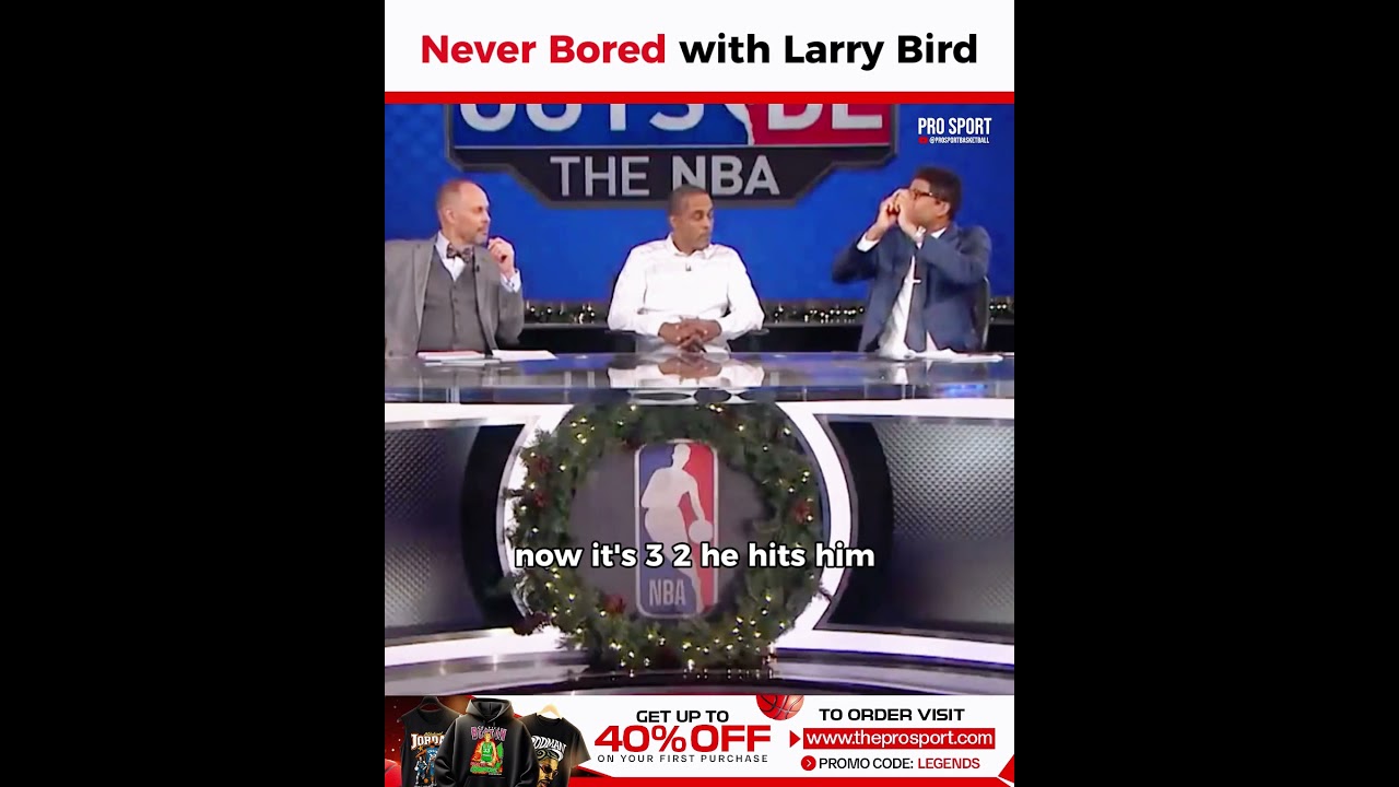 Never Bored with Larry Bird...#NBALegends #larrybird #NBA #ProSport #fyp