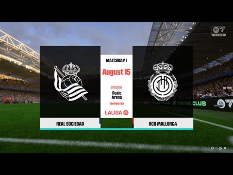 FC 25 | Real Sociedad 2 - 2 RCD Mallorca | LaLiga EA Sports - MD 1 - 27 ...