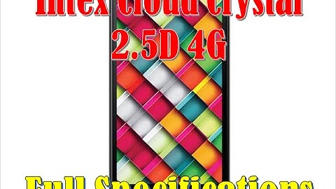 Intex Cloud Crystal 2 5D 4G