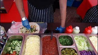 Mexican Street Food: Buying A Massive Vegetarian Wrap from 