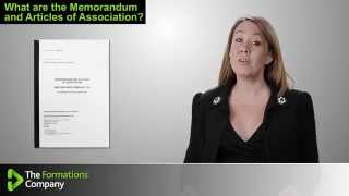 What are the Memorandum and Articles of Association