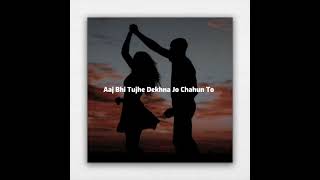Aaj mohabbat- Aditya Rikhari (Aesthetic Lyrics video)