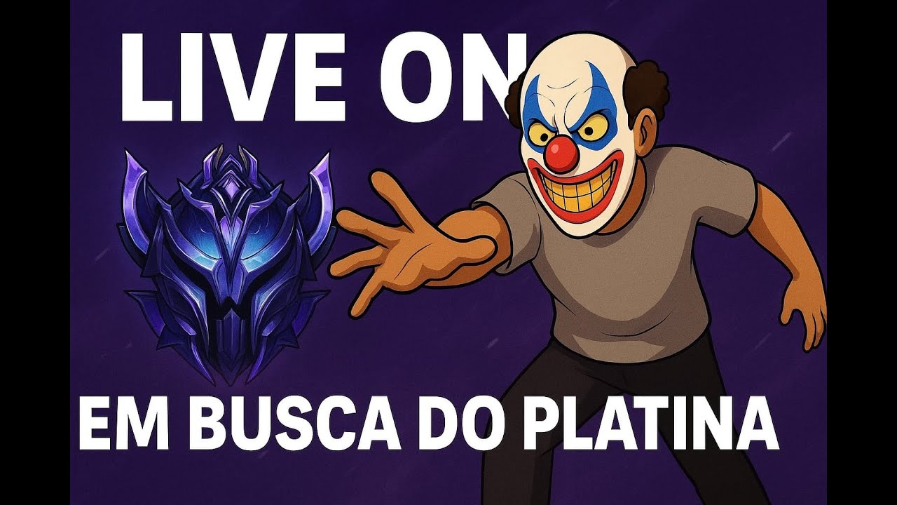 MONO SHACO 2.5kk de maestria em busca do platina !comandos !pix 🤡🎪