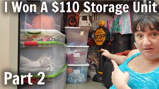 I Won An Abandoned Storage Unit For $110 | Was Is Worth It? | Part 2