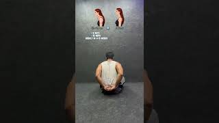 Fix your posture in easy way || 3 exercise || #posture #shoulders #fixyourposture #unisexgym