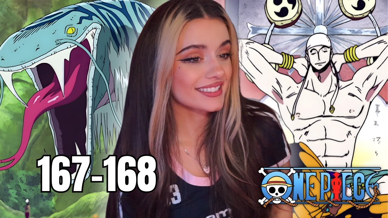 Бог Энеру появляется! | Появляется гигантская змея!!! Реакция на 167 и 168 серии One Piece