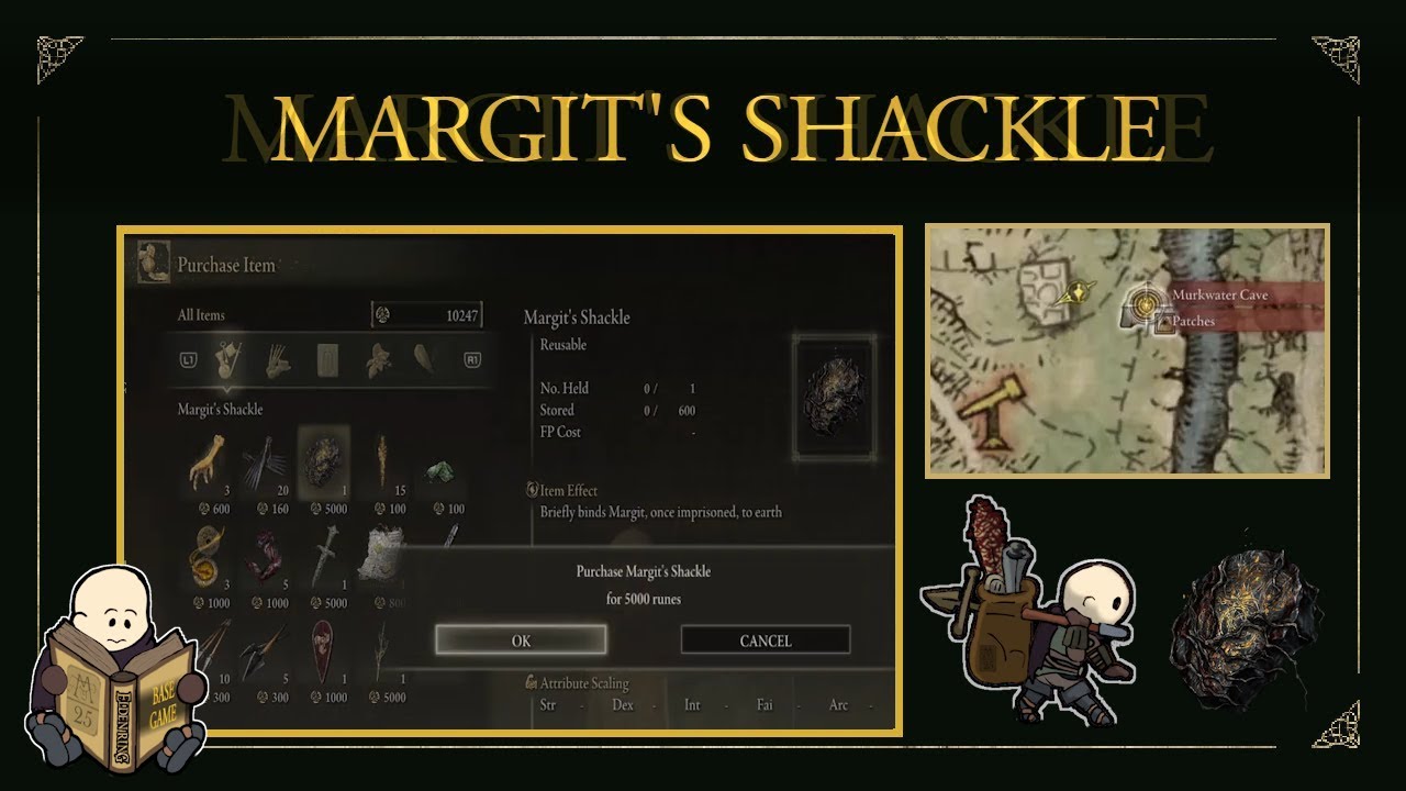 ELDEN RING™ Margit's Shackle location