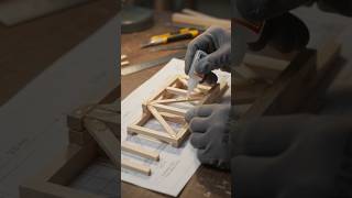 miniature bridge making  #ytshorts #bridge #wood