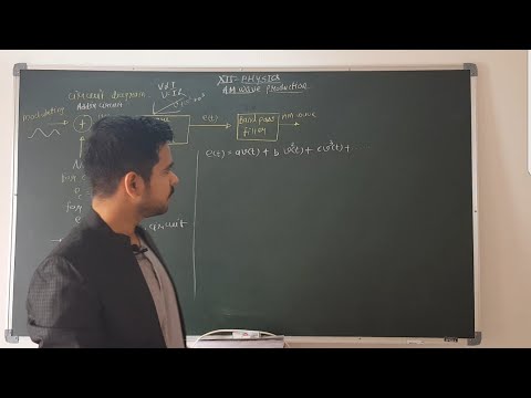 3.Amplitude modulator circuit | communication system | class 12 physics