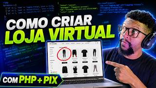 Como Criar uma Loja Virtual Clone do Zero com PHP e IA | Modelagem de Sites + Integração Pix