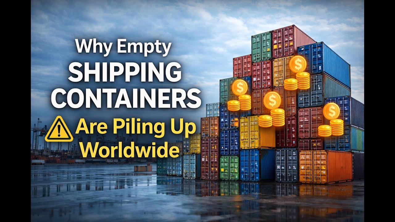 Why Empty Shipping Containers Are Piling Up Worldwide