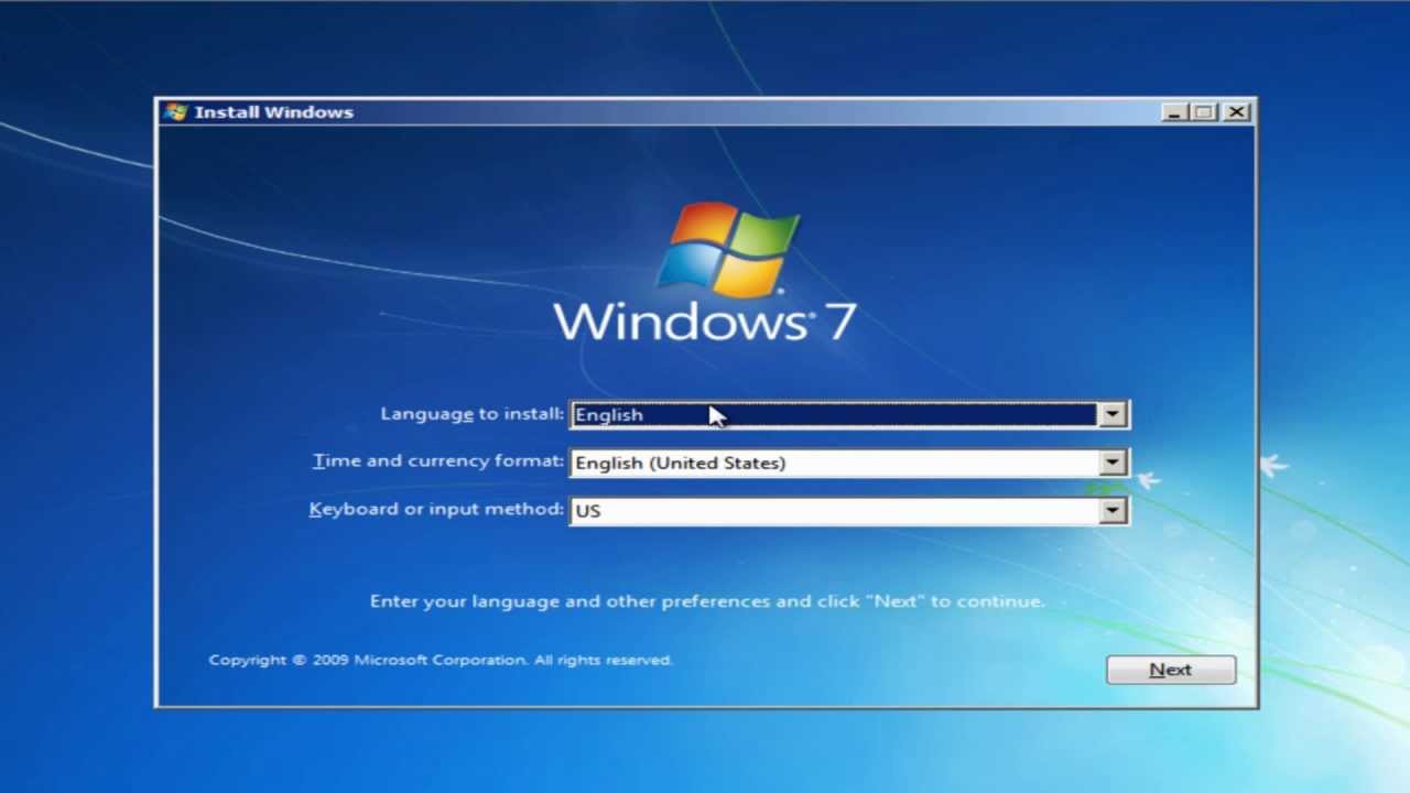 Garderobe Korrekt Tilbageholdenhed How to install Windows 7 from USB drive Easy Tutorial HD - YouTube