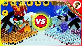 NEW Stick Figure War of ❄FINAL BOSS, XIPHOS vs SPEAROS | Stick War Legacy Mod VIP | Animugen2048