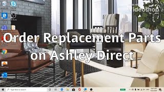 Order Replacement Parts on Ashley Direct