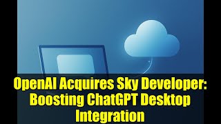OpenAI Acquires Sky Developer: Boosting ChatGPT Desktop Integration