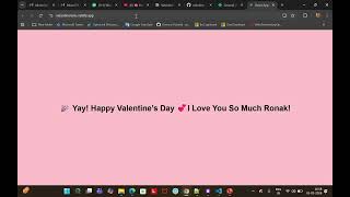 Build a Valentine Day App in React JS | Funny Yes No Button Project | Dr Ronak Panchal screenshot 4