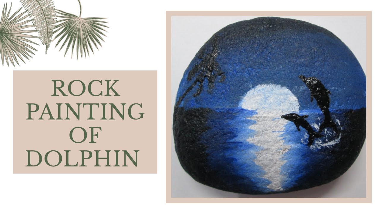 Rock Painting Of Dolphin Rock Painting Stone Painting PixaCraft Rock Painting Of Dolphin Rock Painting Stone Painting PixaCraft