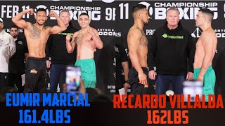 Eumir Marcial vs Ricardo Ruben Villalba Final weigh in