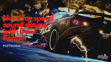 Need for speed sound design video with Daw Reaper