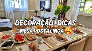 APAIXONADA DECORAÇÃO LINDA| MESA POSTA INCRÍVEL| BOLO DELÍCIA DE MAÇÃ C...