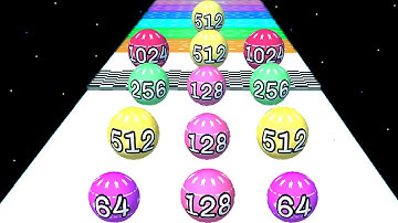 Run Merge Ball 2048 - Gameplayt Walkthrough - Levels 61-80