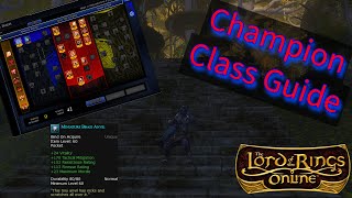 Champion Guide Level 60 Red and Yellow. Legendary Server 60 Level Cap. LOTRO 2025