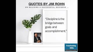 Jim Rohn's quotes on building Successful business Part 1 of 6