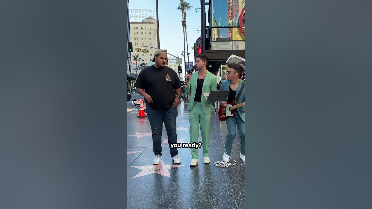 official version here⬆️ I wasn’t expecting that from this rapper in Hollywood🤯 @tylerp.8798