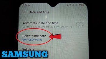 How to change time zone on Samsung Galaxy A02