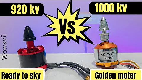 Best moter for drone | READY TO SKY 920KV MOTER VS 1000KV GOLDEN MOTER | DC MOTER | science project