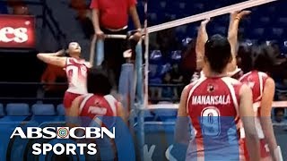 Dawis avoids Lady Maroons' blockers! | UAAP 77 WV