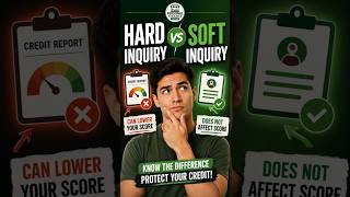 Hard Inquiry vs Soft Inquiry #CreditScore #HardInquiry #SoftInquiry #CreditReport #CreditTips