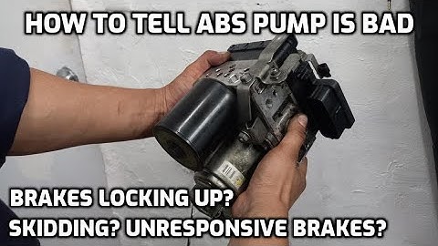 4 Signs Your ABS Pump is Bad and Failing (How to get of air quickly after replacement)