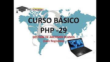 PHP Básico-29- Leer Registros en archivos TXT