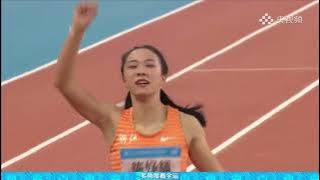 Chen Yujie becomes the youngest women's 100m champion in National Games 16岁小将陈妤颉成为全运会最年轻女子百米冠军