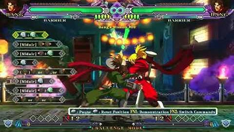 Blazblue Extend Bang Challenges