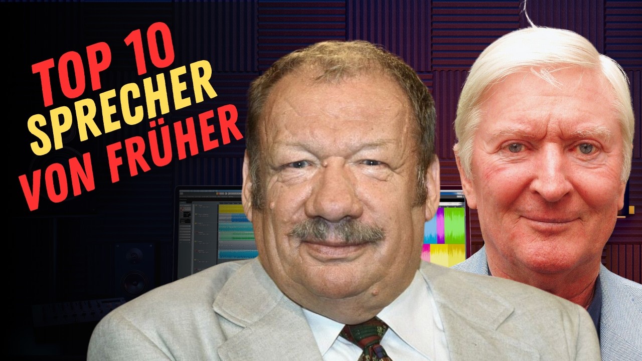 Die 10 beliebtesten Synchronsprecher von früher