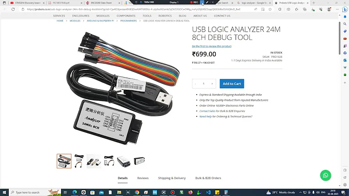 WHAT IS LOGIC ANALYZER  &  HOW TO USE | 24MHz | 8CH | malayalam #LOGICANALYZER#I2C#SPI#MSSP#USART